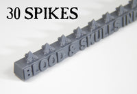 Spikes, Triangular/Large/Short